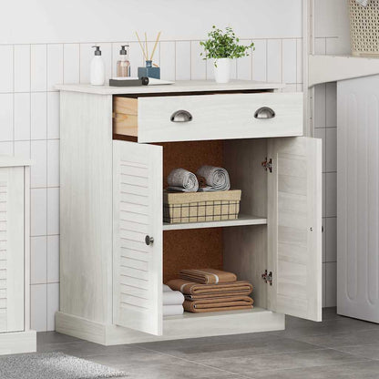 Mobile da Bagno VIGO Bianco e Bianco Antico 68 x 34 x 80 cm