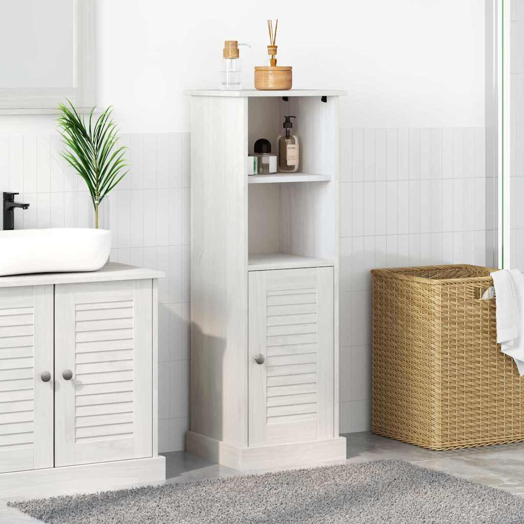 Mobile da Bagno VIGO Bianco e Bianco Antico 37 x 34 x 110 cm | homemem39