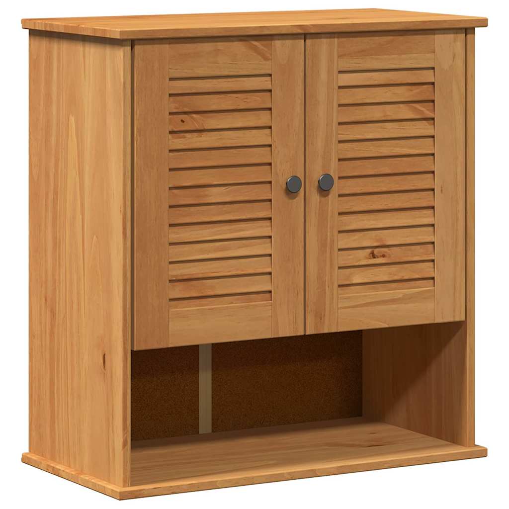 Mobile da Bagno con lo scaffale VIGO Marrone e Marrone Miele | homemem39