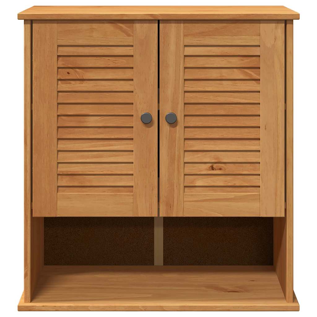 Mobile da Bagno con lo scaffale VIGO Marrone e Marrone Miele | homemem39