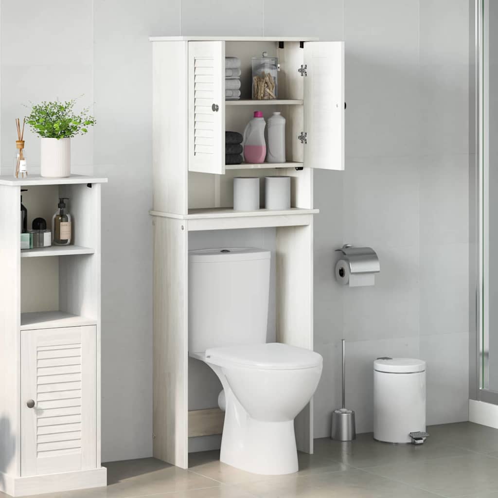 Mobile Bagno VIGO Bianco e Bianco Antico 60 x 27 x 161 cm | homemem39