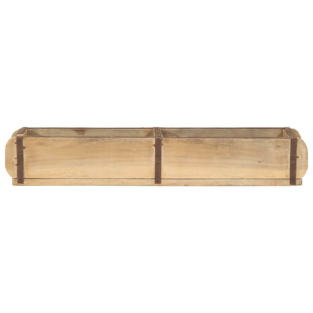 Vassoio 4 pcs Marrone 57 x 15 x 9 cm Legno Recuperato Massello | homemem39