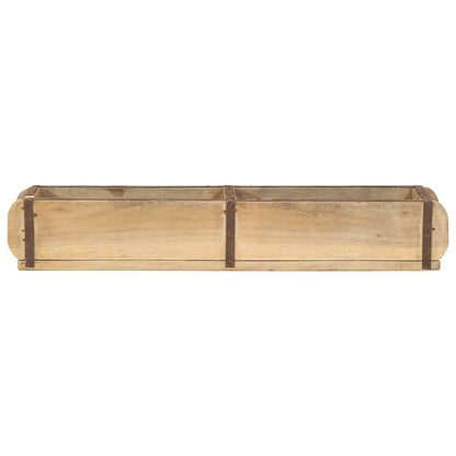 Vassoio 4 pcs Marrone 57 x 15 x 9 cm Legno Recuperato Massello | homemem39