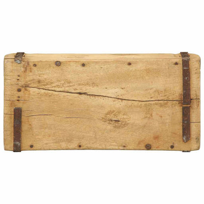 Vassoio 4 pcs Marrone 30 x 14 x 9 cm Legno Recuperato Massello | homemem39
