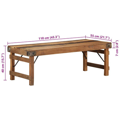 Tavolino da salotto Marrone 110 x 55 x 40 cm | homemem39