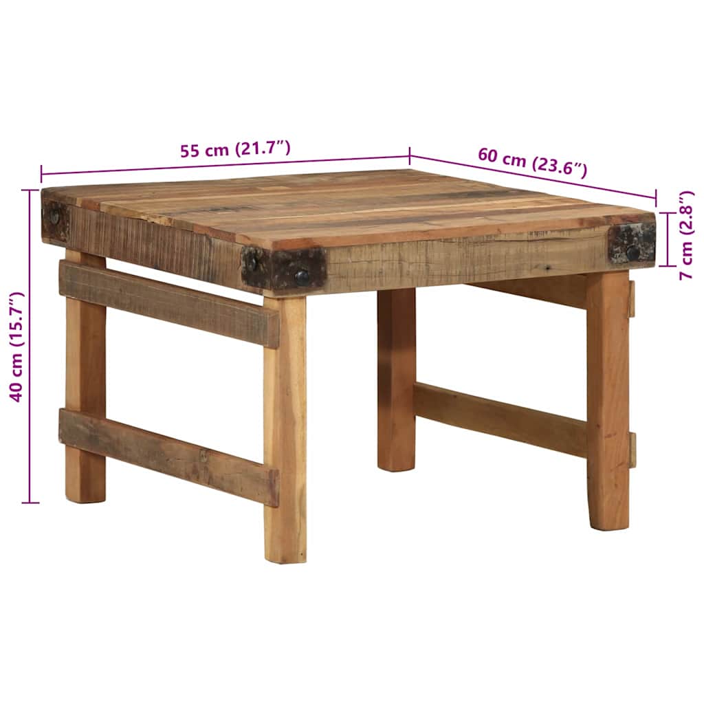 Tavolino da salotto Marrone 60 x 55 x 40 cm | homemem39