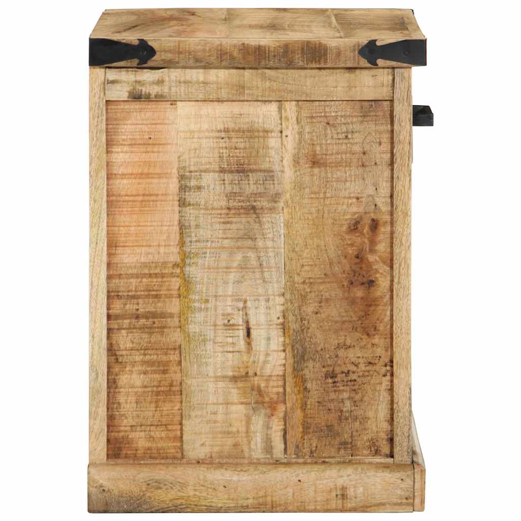panchina con cassetto Marrone 110 x 35 x 50 cm Mango Grezzo | homemem39