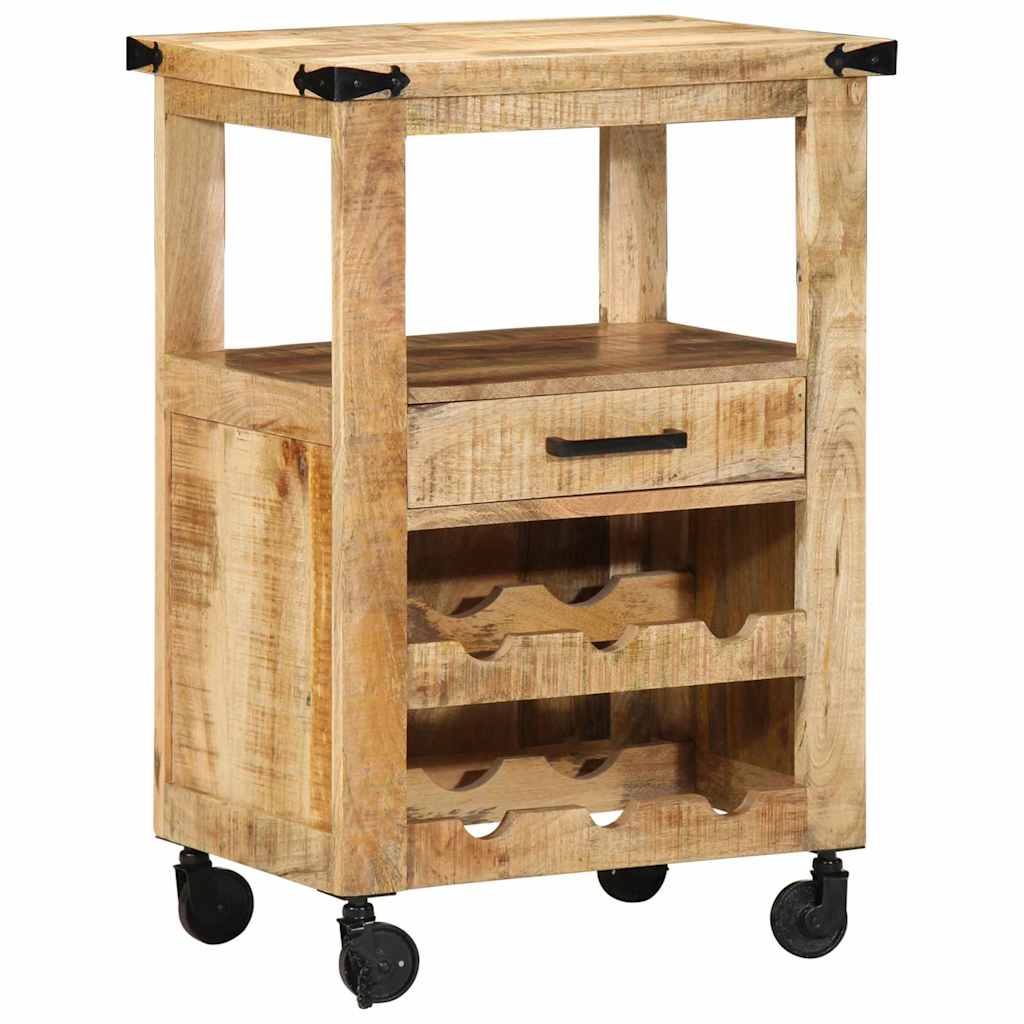 Carrello da Cucina Marrone 55 x 40 x 80 cm