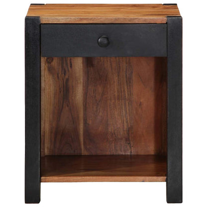 Armadio da Notte con cassetto Marrone 40 x 35 x 50 cm