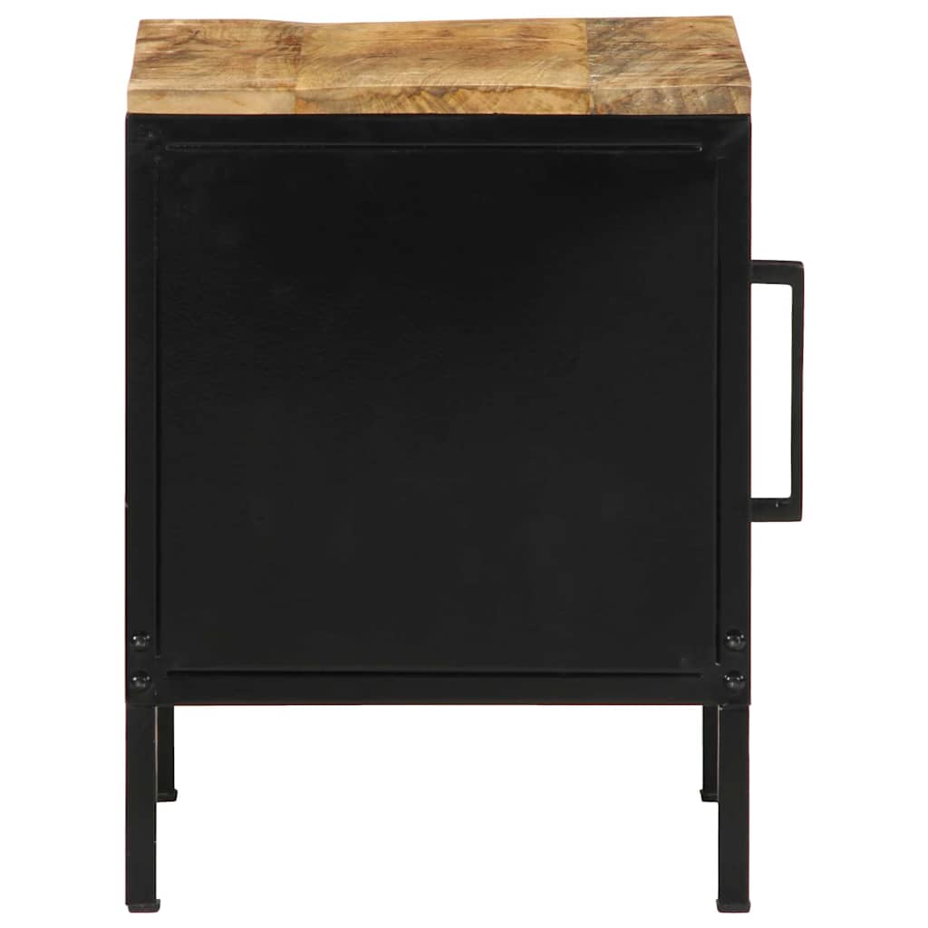 Armadio da Notte 2 pcs Marrone e nero 30 x 30 x 40 cm