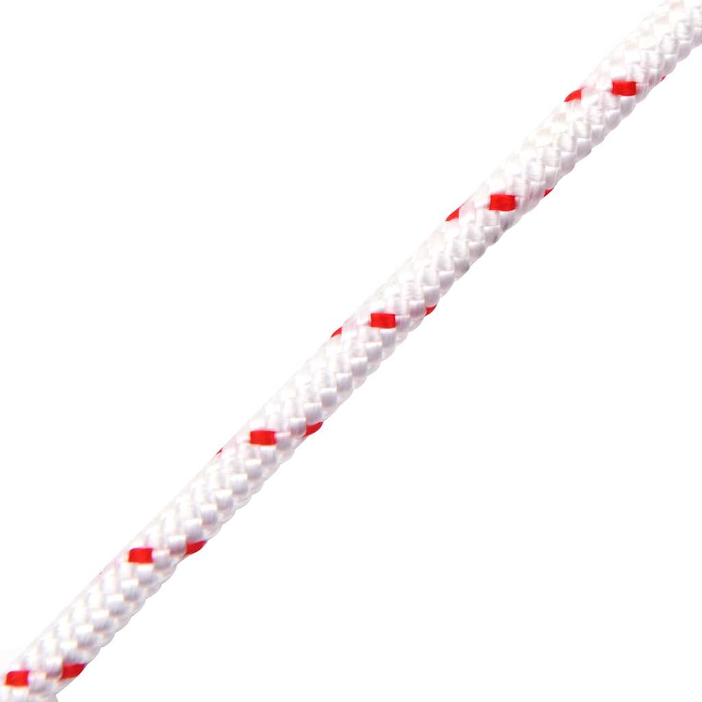 Fune di Avviamento a Strappo Bianco e Rosso Ø4 mm 10 m in Nylon - homemem39