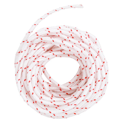 Fune di Avviamento a Strappo Bianco e Rosso Ø5 mm 10 m in Nylon - homemem39