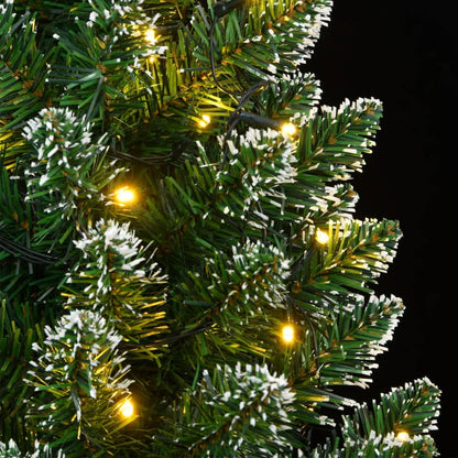 Albero di Natale Artificiale Sottile con 300 LED 210 cm