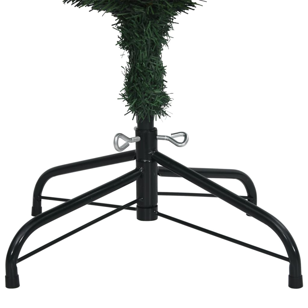Albero di Natale Artificiale Sottile con 300 LED 210 cm