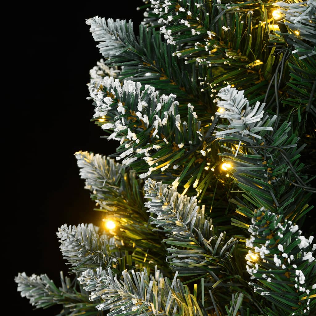 Albero di Natale Artificiale Incernierato con 300 LED 180 cm