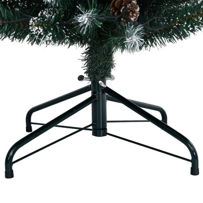 Albero di Natale Artificiale Sottile con 150 LED 120 cm