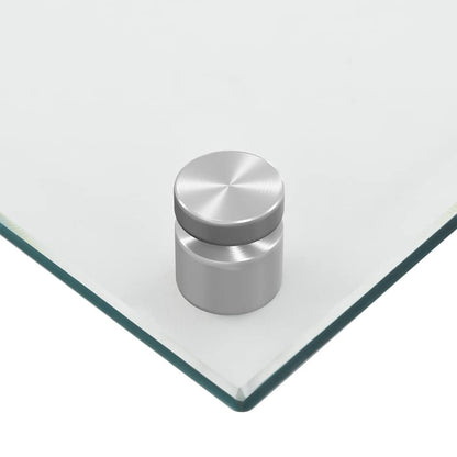 Paraschizzi per Cucina 2 pz Trasparente 70x60cm Vetro Temperato