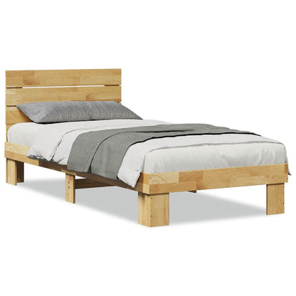 Struttura Letto con Testiera senza Materasso 75x190 cm | homemem39