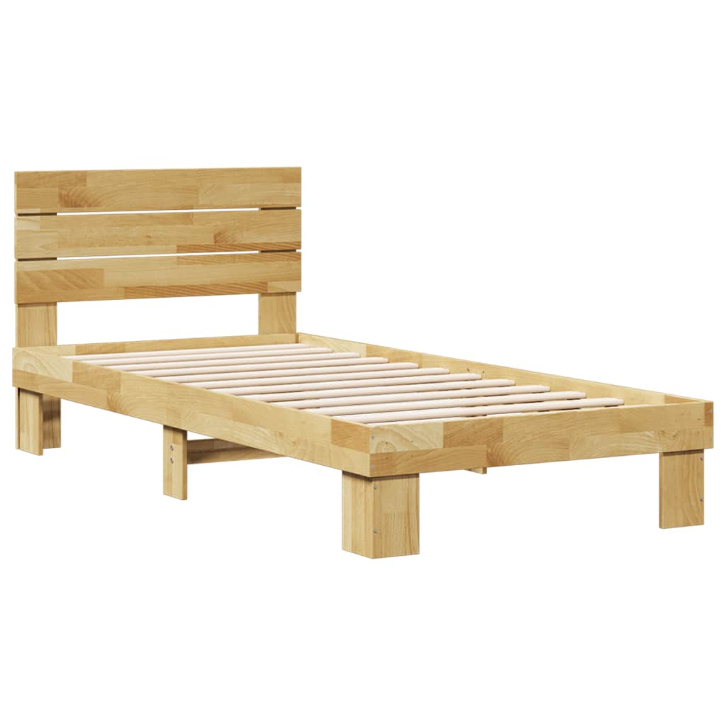 Struttura Letto con Testiera senza Materasso 75x190 cm | homemem39