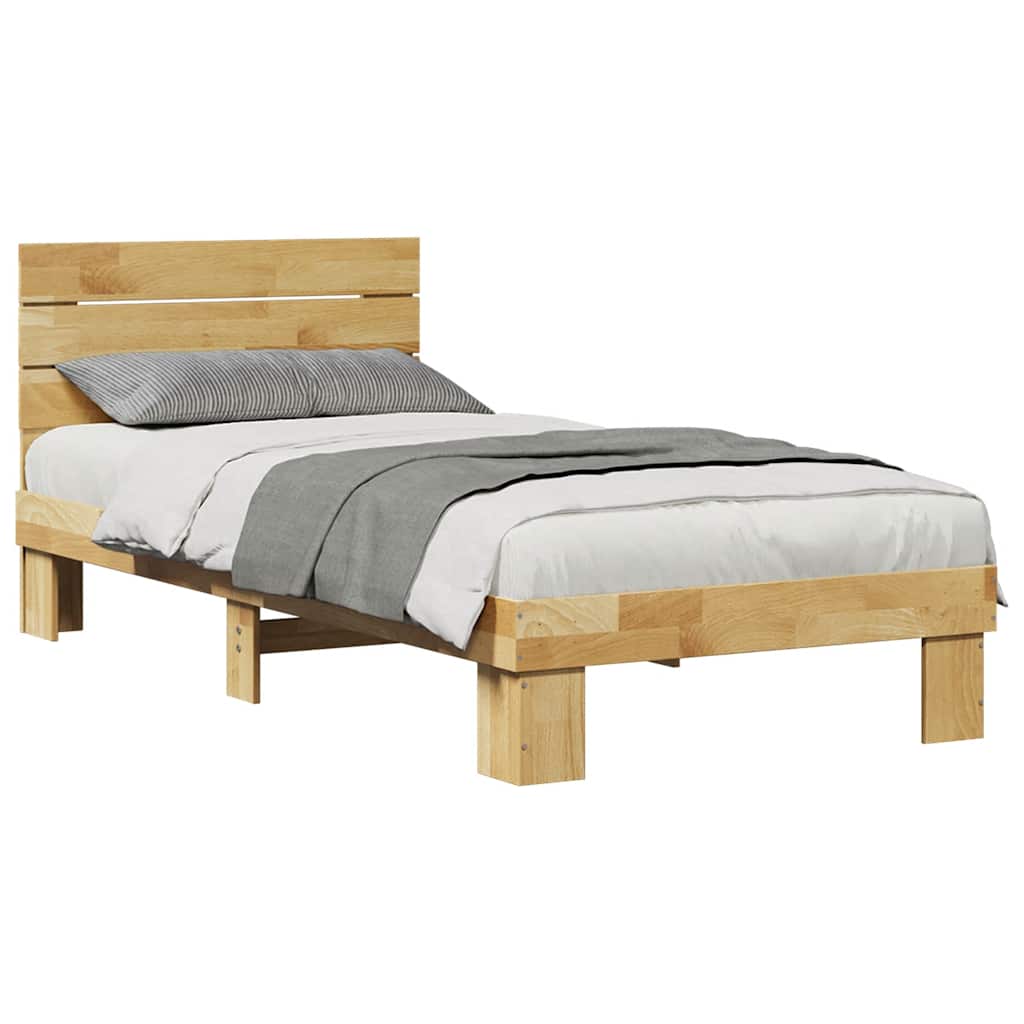 Struttura Letto con Testiera senza Materasso 75x190 cm | homemem39