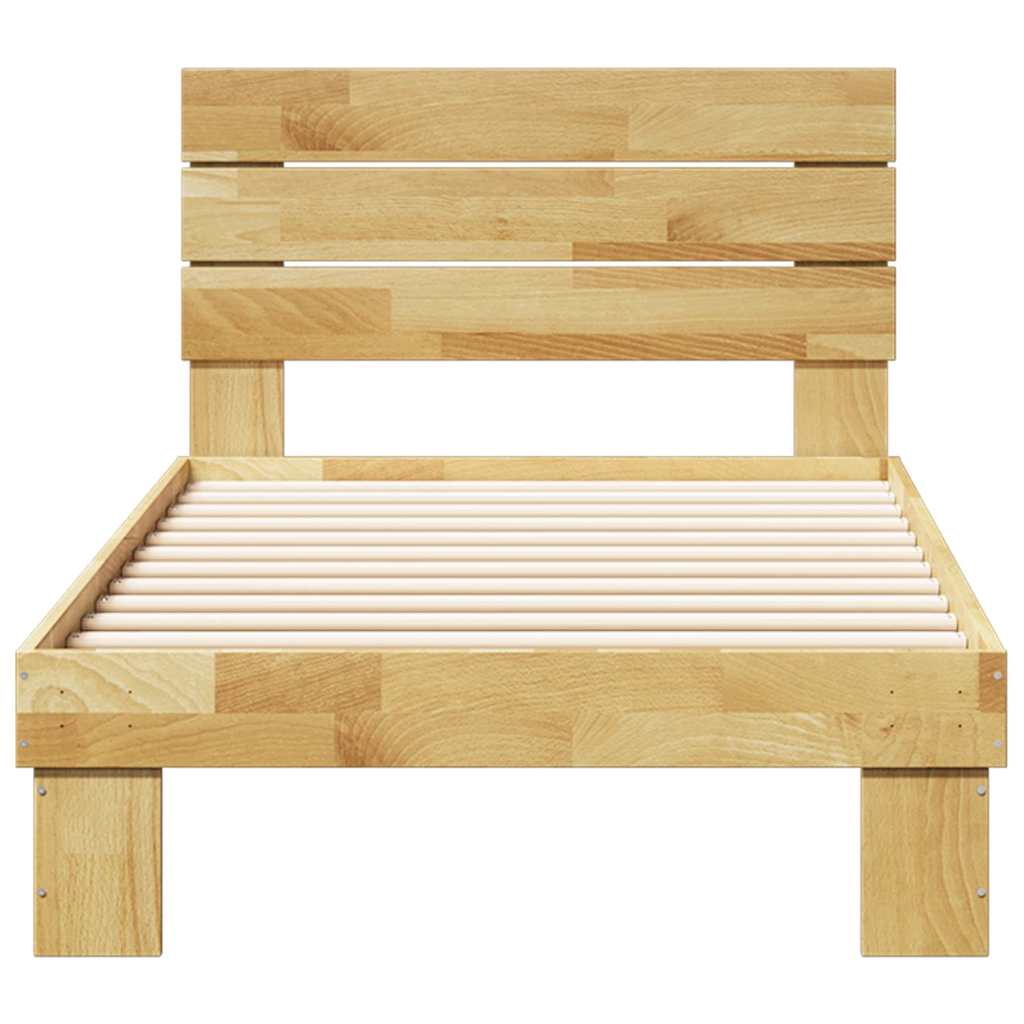 Struttura Letto con Testiera senza Materasso 75x190 cm | homemem39