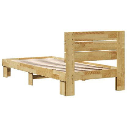 Struttura Letto con Testiera senza Materasso 75x190 cm | homemem39