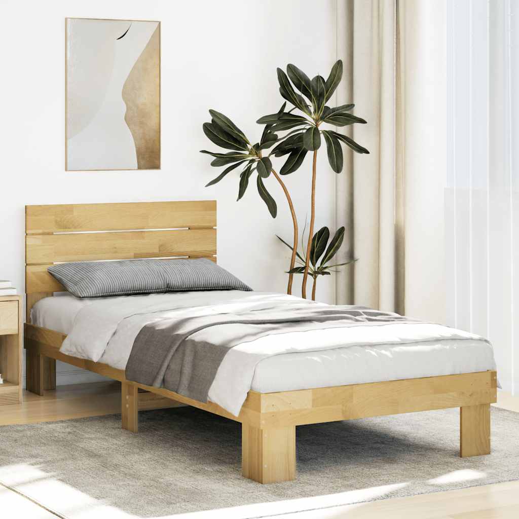 Struttura Letto con Testiera senza Materasso 75x190 cm | homemem39