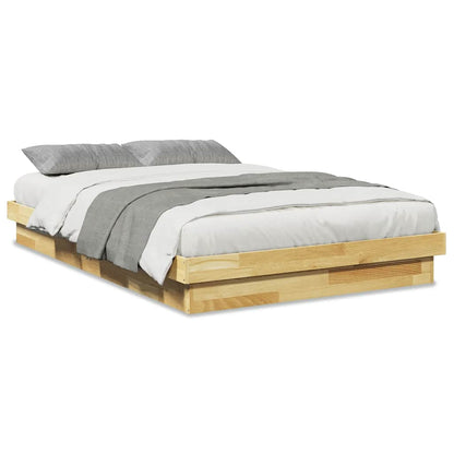 Struttura Letto Senza Materasso 120x200 cm in Legno di Rovere | homemem39