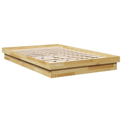 Struttura Letto Senza Materasso 120x200 cm in Legno di Rovere | homemem39