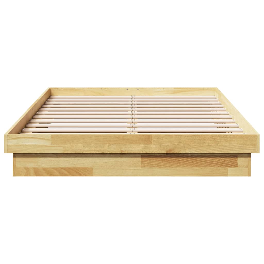 Struttura Letto Senza Materasso 120x200 cm in Legno di Rovere | homemem39