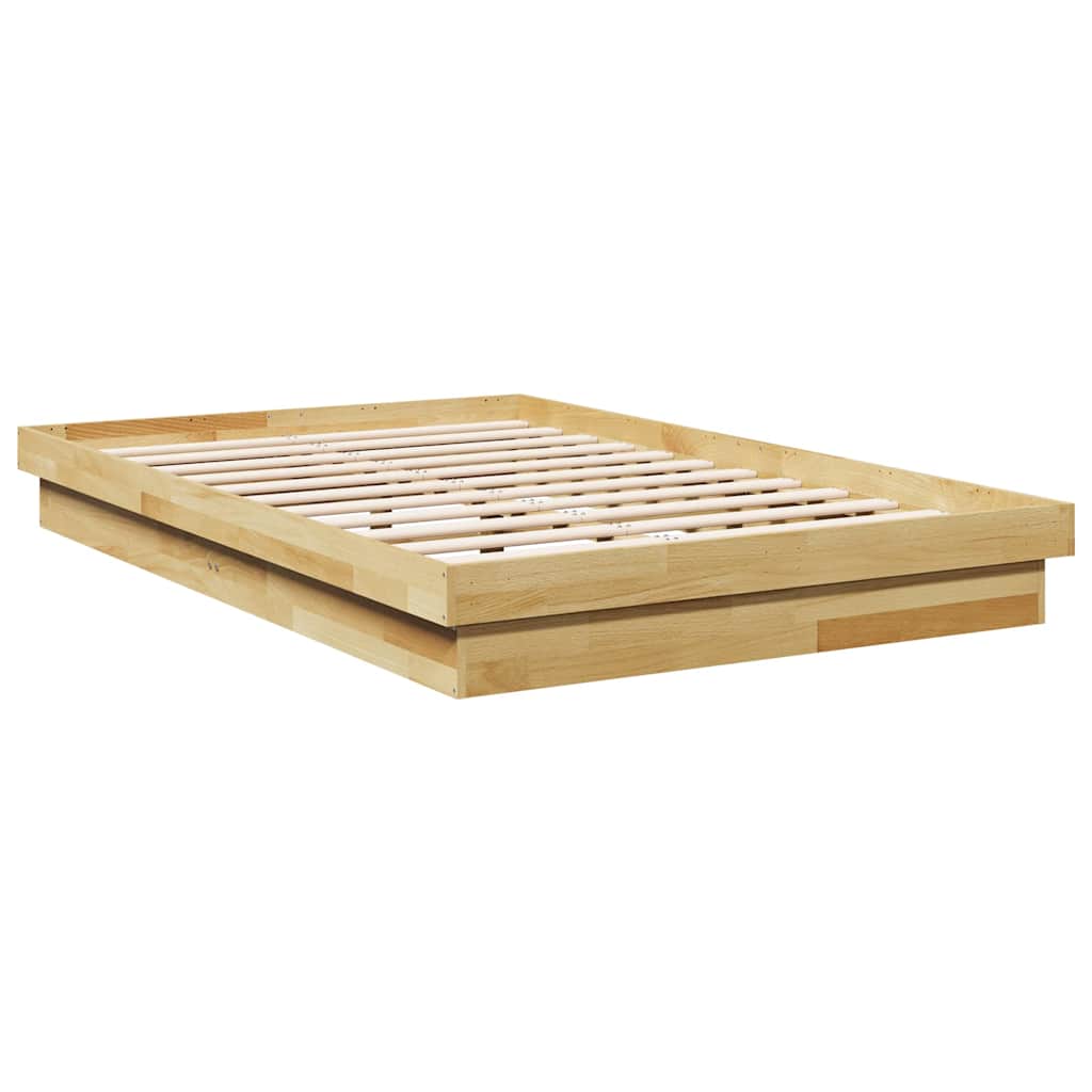 Struttura Letto Senza Materasso 120x200 cm in Legno di Rovere | homemem39