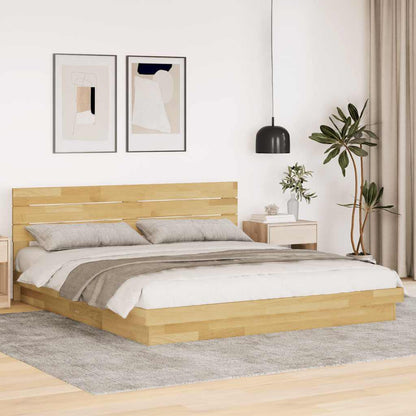 Struttura Letto con Testiera senza Materasso 200x200 cm - homemem39