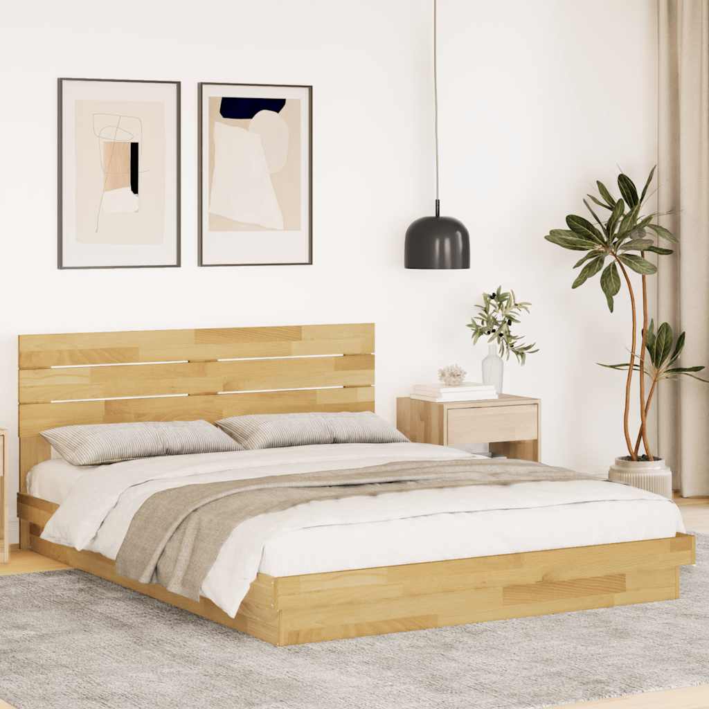 Struttura Letto con Testiera Senza Materasso 160x200 cm - homemem39
