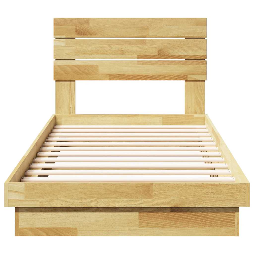 Struttura Letto con Testiera senza Materasso 75x190 cm | homemem39