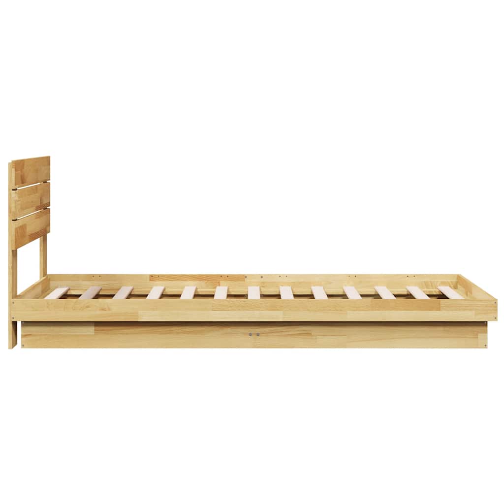 Struttura Letto con Testiera senza Materasso 75x190 cm | homemem39