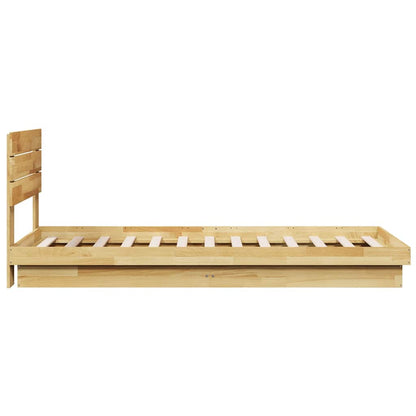 Struttura Letto con Testiera senza Materasso 75x190 cm | homemem39