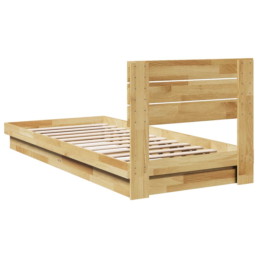 Struttura Letto con Testiera senza Materasso 75x190 cm | homemem39