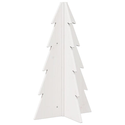 Albero di Natale Decorativo Bianco 69,5 cm in Legno di Pino - homemem39