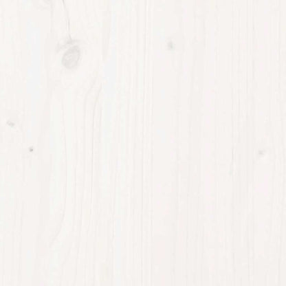 Albero di Natale Decorativo Bianco 120cm Legno Massello di Pino - homemem39