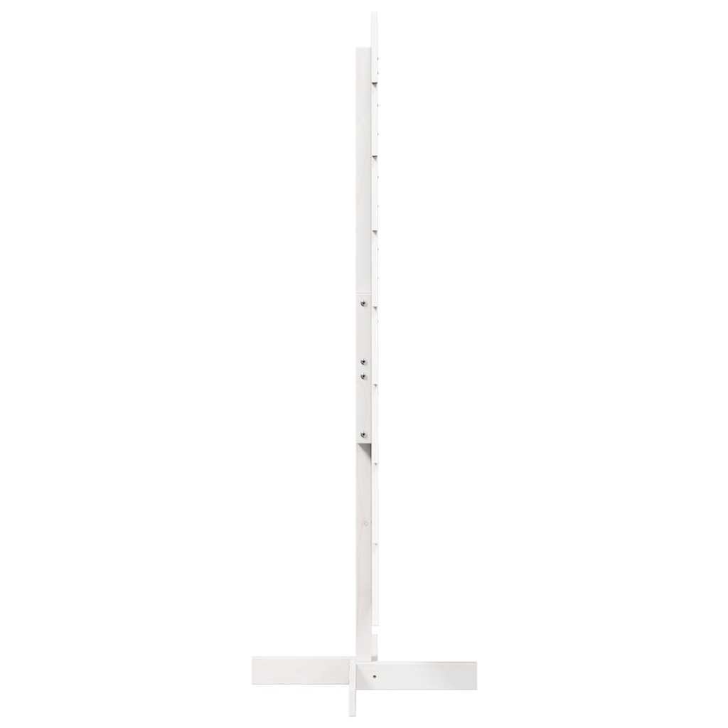 Albero di Natale Decorativo Bianco 150 cm in Legno di Pino - homemem39