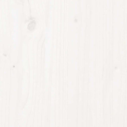 Albero di Natale Decorativo Bianco 100 cm in Legno di Pino