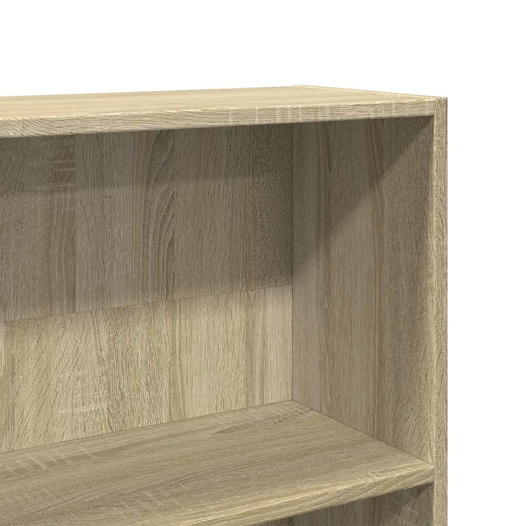 Libreria Rovere Sonoma 80x30x189 cm in Legno Multistrato | homemem39