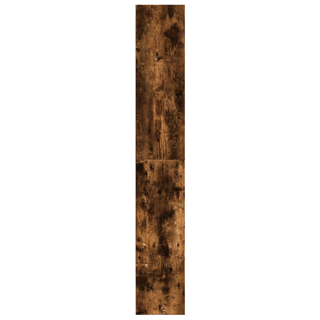 Libreria Rovere Fumo 80x30x189 cm in Legno Multistrato | homemem39