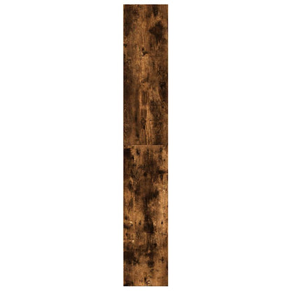 Libreria Rovere Fumo 80x30x189 cm in Legno Multistrato | homemem39