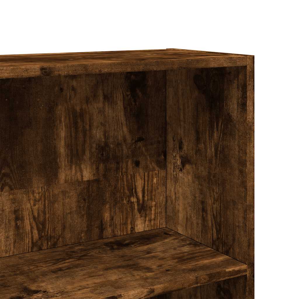 Libreria Rovere Fumo 80x30x189 cm in Legno Multistrato | homemem39