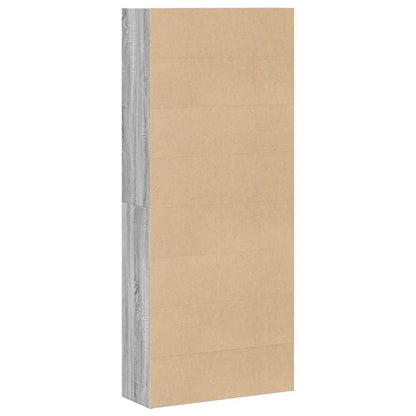 Libreria Grigio Sonoma 80x30x189 cm in Legno Multistrato | homemem39