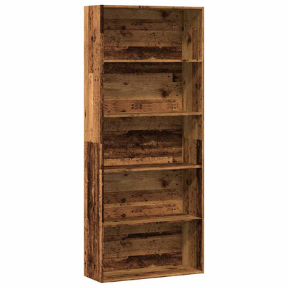Libreria Legno Antico 80x30x189 cm in Legno Multistrato | homemem39