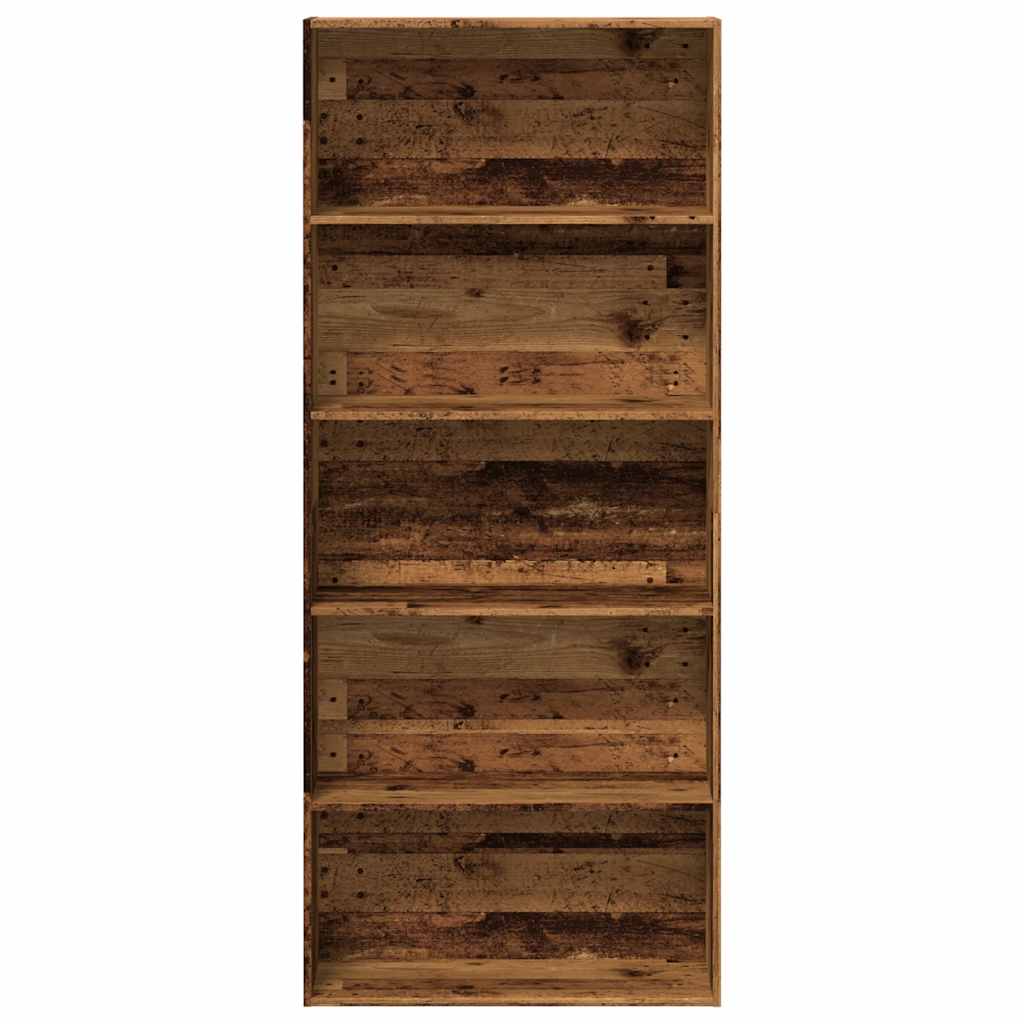 Libreria Legno Antico 80x30x189 cm in Legno Multistrato | homemem39