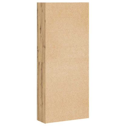 Libreria Rovere Artigianale 80x30x189 cm in Legno Multistrato | homemem39