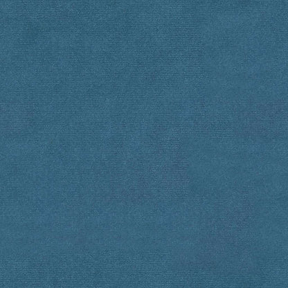 Poltrona Relax con Poggiapiedi Blu in Velluto | homemem39